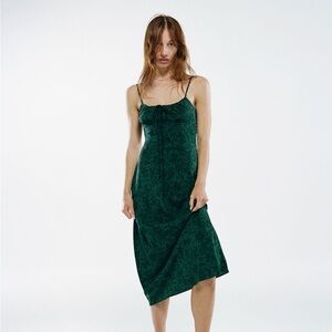 Realisation Par Alba midi dress in dazed noir